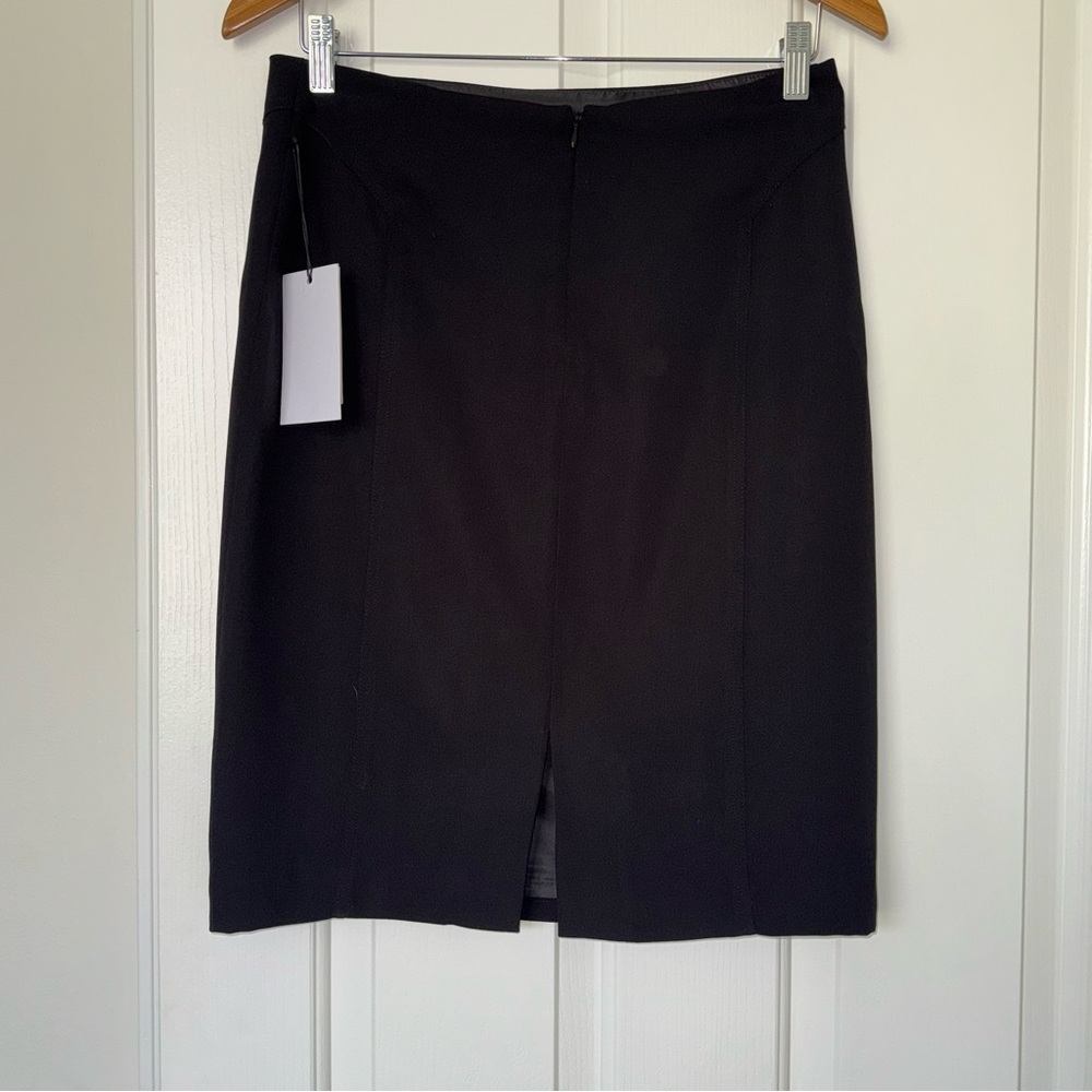 Ivanka Trump Lined Pencil Skirt Size 6 Color Black New with Tag - Picture 2 of 9